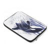 Baby Orca Whale Blue Watercolor Ink Laptop Sleeve