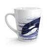 Baby Orca Whale Breaching Blue Latte Mug Mug