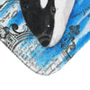 Baby Orca Whale Breaching Map Bath Mat Home Decor
