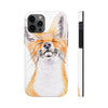 Happy Fox Watercolor Art Case Mate Tough Phone Cases