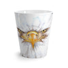 Bald Eagle Gaze Watercolor Art White Latte Mug Mug