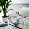 Bald Eagle Portrait Ii Watercolor Art Velveteen Plush Blanket All Over Prints