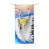 Bald Eagle Dreamcatcher Watercolor Art Polycotton Towel Bath 30X60 Home Decor