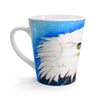 Bald Eagle And Dreamcatcher Watercolor Art White Latte Mug Mug
