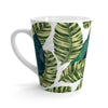 Banana Leaf Watercolor White Latte Mug 12Oz Mug