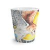 Barn Owl Landing Ink Art Latte Mug Mug