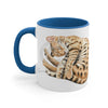 Bengal Cat Sleeping Watercolor On White Art Accent Coffee Mug 11Oz