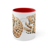 Bengal Cat Sleeping Watercolor On White Art Accent Coffee Mug 11Oz
