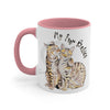 Bengal Cats Fur Babies Watercolor On White Art Accent Coffee Mug 11Oz