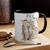 Bengal Cats Fur Babies Watercolor On White Art Accent Coffee Mug 11Oz