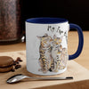 Bengal Cats Fur Babies Watercolor On White Art Accent Coffee Mug 11Oz