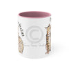 Bengal Cats Fur Babies Watercolor On White Art Accent Coffee Mug 11Oz Pink /
