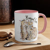 Bengal Cats Love Watercolor Art Accent Coffee Mug 11Oz