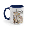 Bengal Cats Love Watercolor Art Accent Coffee Mug 11Oz