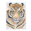 Bengal Tiger Gaze Watercolor Art Velveteen Plush Blanket 30 × 40 All Over Prints
