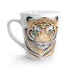 Bengal Tiger Watercolor Art White Latte Mug Mug
