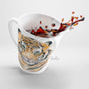 Bengal Tiger Watercolor Art White Latte Mug Mug