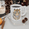 Bengal Tiger Yellow Eyes Ink Art Mug 11Oz