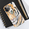 Bengal Tiger Yellow Eyes Ink White Case Mate Tough Phone Cases