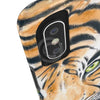 Bengal Tiger Yellow Eyes Ink White Case Mate Tough Phone Cases
