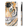 Bengal Tiger Yellow Eyes Ink White Case Mate Tough Phone Cases Iphone 11