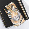 Bengal Tiger Yellow Eyes Ink White Ii Case Mate Tough Phone Cases