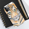 Bengal Tiger Yellow Eyes Ink White Ii Case Mate Tough Phone Cases