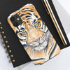 Bengal Tiger Yellow Eyes Ink White Ii Case Mate Tough Phone Cases