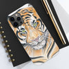 Bengal Tiger Yellow Eyes Ink White Ii Case Mate Tough Phone Cases