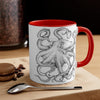 Black And White Octopus Ink On Art Accent Coffee Mug 11Oz