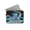 Black Octopus Kraken Ink Art Laptop Sleeve