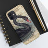 Black Swan Music Vintage Art Case Mate Tough Phone Cases