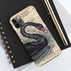 Black Swan Music Vintage Art Case Mate Tough Phone Cases