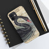 Black Swan Music Vintage Art Case Mate Tough Phone Cases