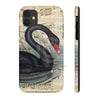 Black Swan Music Vintage Art Case Mate Tough Phone Cases Iphone 11