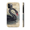 Black Swan Music Vintage Art Case Mate Tough Phone Cases Iphone 11 Pro
