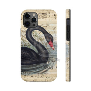Black Swan Music Vintage Art Case Mate Tough Phone Cases Iphone 12 Pro