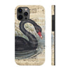 Black Swan Music Vintage Art Case Mate Tough Phone Cases Iphone 12 Pro Max