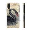 Black Swan Music Vintage Art Case Mate Tough Phone Cases Iphone X