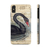 Black Swan Music Vintage Art Case Mate Tough Phone Cases Iphone Xs Max