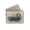 Black Swan Music Vintage Art Laptop Sleeve