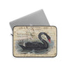 Black Swan Music Vintage Art Laptop Sleeve