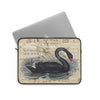 Black Swan Music Vintage Art Laptop Sleeve