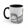 Black White Kraken Tentacles Octopus On Art Accent Coffee Mug 11Oz