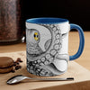 Black White Kraken Tentacles Octopus On Art Accent Coffee Mug 11Oz