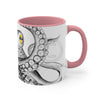 Black White Kraken Tentacles Octopus On Art Accent Coffee Mug 11Oz