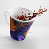 Blindfolded Purple Watercolor White Latte Mug Mug