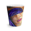Blindfolded Purple Watercolor White Latte Mug Mug