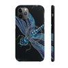 Blue Dragonfly On Black Art Case Mate Tough Phone Cases Iphone 11 Pro
