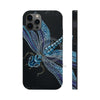 Blue Dragonfly On Black Art Case Mate Tough Phone Cases Iphone 12 Pro